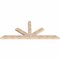 Ekena Millwork Saratoga Smooth Timber Gable Bracket, Douglas Fir, 96"W x 40"H x 3 1/2"D x 5 1/2"F, 10/12 Pitch GBW096X40X0406SAR00SDF - alternate 2